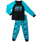 104886455-Pijama-de-2-piezas-bicolor-con-estampado-para-niño