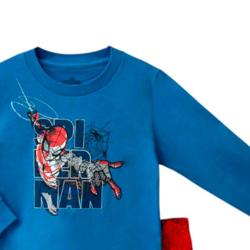 104886501-Pijama-de-2-piezas-bicolor-con-estampado-para-niño