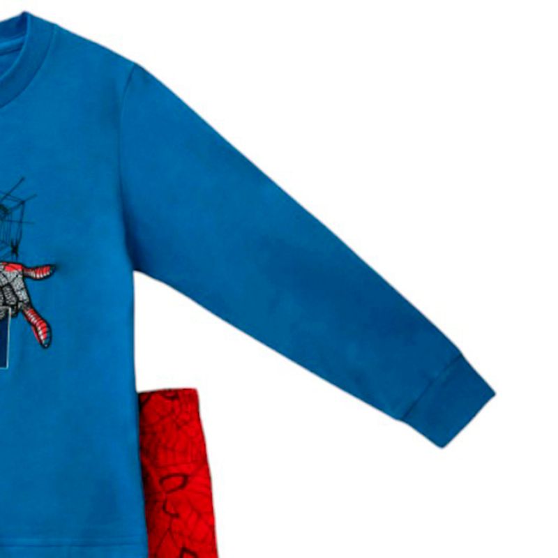 104886501-Pijama-de-2-piezas-bicolor-con-estampado-para-niño