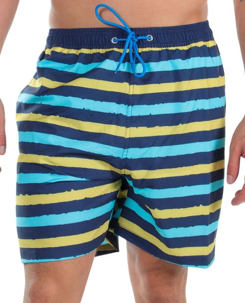 Calzoneta de baño Unexpected multicolor rayada para hombre