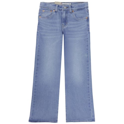 Jeans celeste sólido para niña