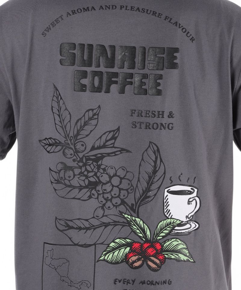 104765624-Camiseta-Orange-regular-fit-gris-con-estampado-de-cafe-para-hombre