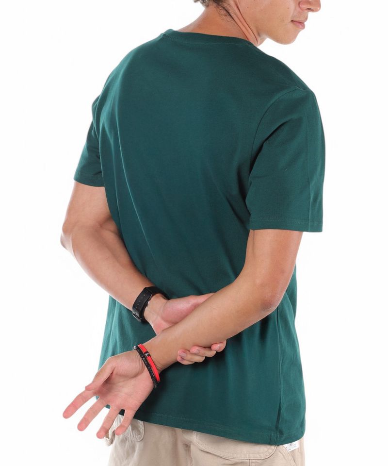 104765635-Camiseta-Orange-regular-fit-verde-oscuro-con-estampado--DOUBT--para-hombre