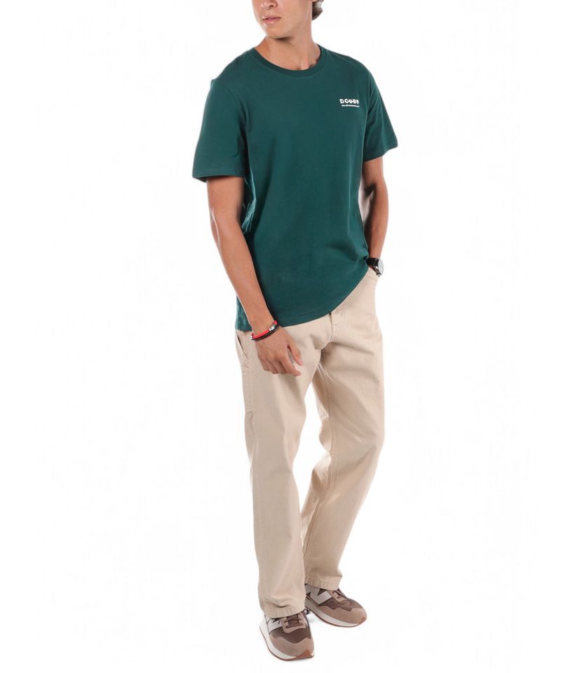 104765635-Camiseta-Orange-regular-fit-verde-oscuro-con-estampado--DOUBT--para-hombre