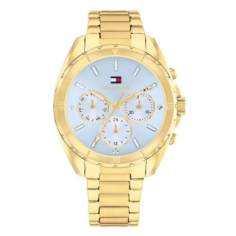 104865766-Reloj-Tommy-Hilfiger-analogo-cronografo-de-acero-dorado-para-mujer