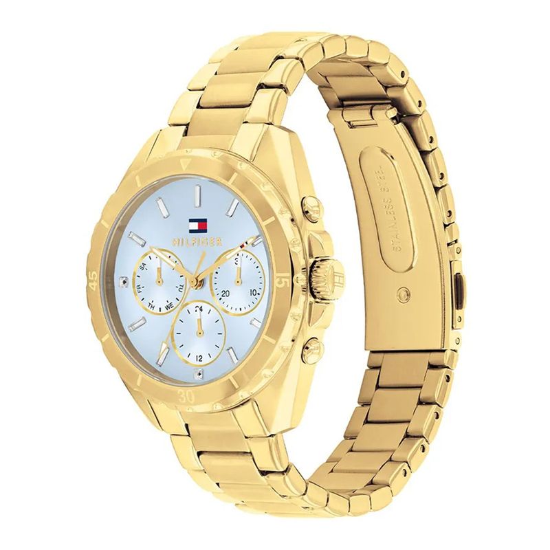104865766-Reloj-Tommy-Hilfiger-analogo-cronografo-de-acero-dorado-para-mujer