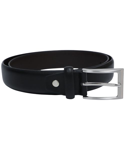 Cinturón tradicional Brooksfield negro con textura para hombre