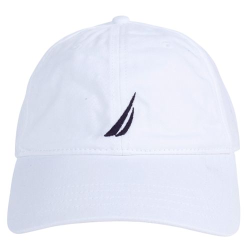 Gorra básica Nautica blanca bordada para hombre
