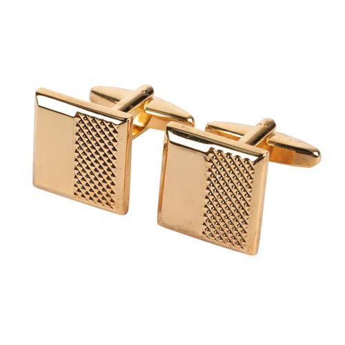 Mancuernillas Umo Lorenzo doradas para hombre