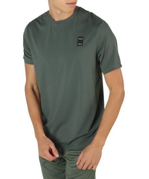 Camiseta deportiva Everlast gris sólida para hombre