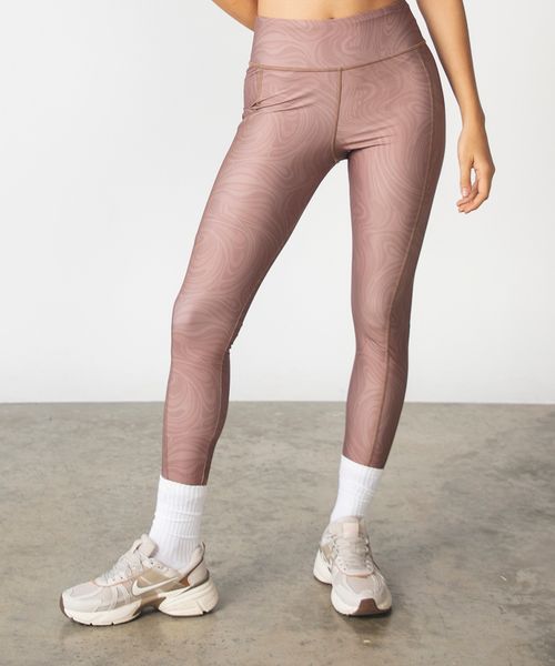Legging deportiva Teammate diseño estampado para mujer