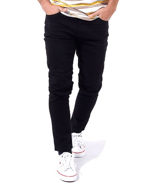 Pepe Revolution Jeans skinny negro para hombre