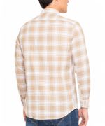104892856-Camisa-casual-Oscar-de-la-Renta-cafe-cuadriculada-para-hombre