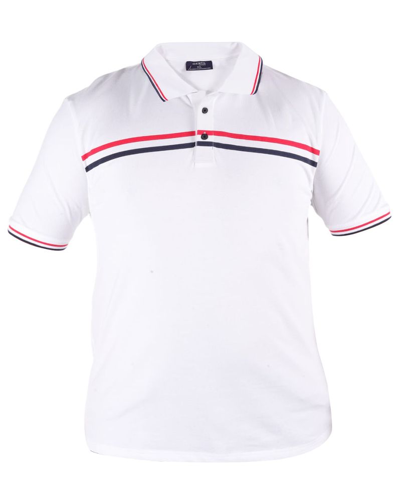 104831107-Camisa-polo-Gents-blanca-rayada-para-hombre