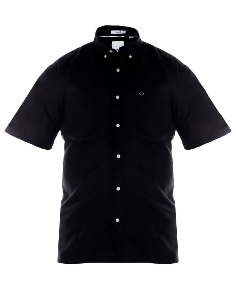 104855485-Camisa-casual-Oscar-de-la-Renta-classic-fit-negra-solida-para-hombre
