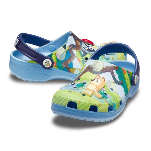 Crocs clásico de Bluey celeste para niño