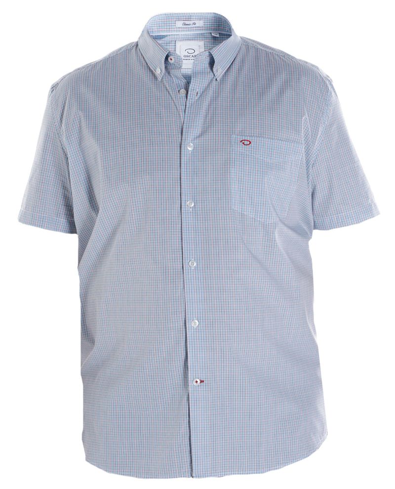 104855496-Camisa-casual-Oscar-de-la-Renta-classic-fit-celeste-cuadriculada-para-hombre