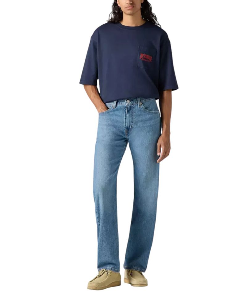 104909095-Jeans-Levi-s-505-regular-fit-azul-denim-lavado-para-hombre