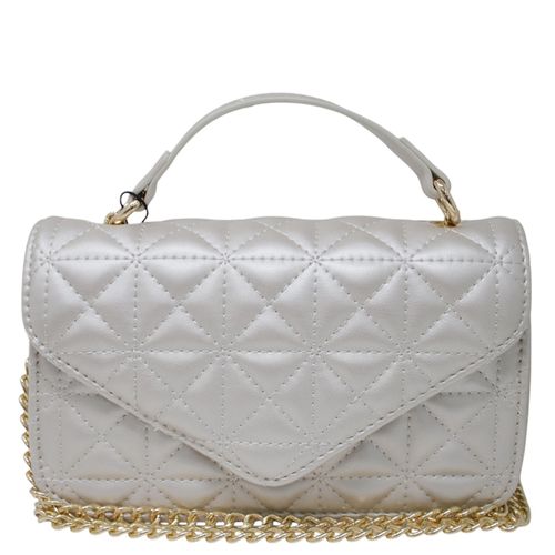 Cartera crossbody Unexpected plateada para mujer