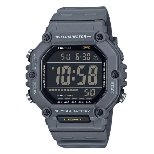 Reloj Casio digital de resina gris para hombre