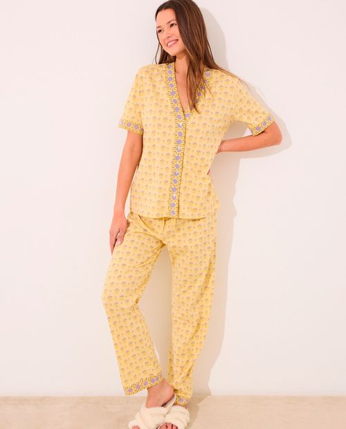 Pijama con pantalón Women Secret estampado para mujer