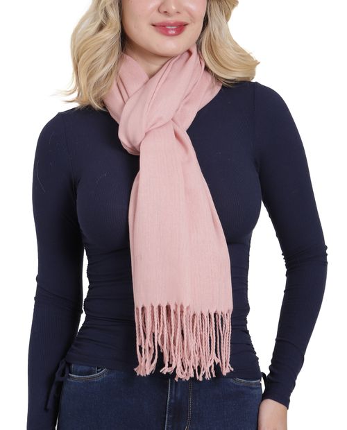 Bufanda Fantas-Eyes rosada para mujer