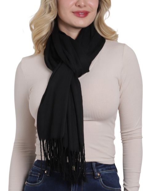 Bufanda Fantas-Eyes negra para mujer