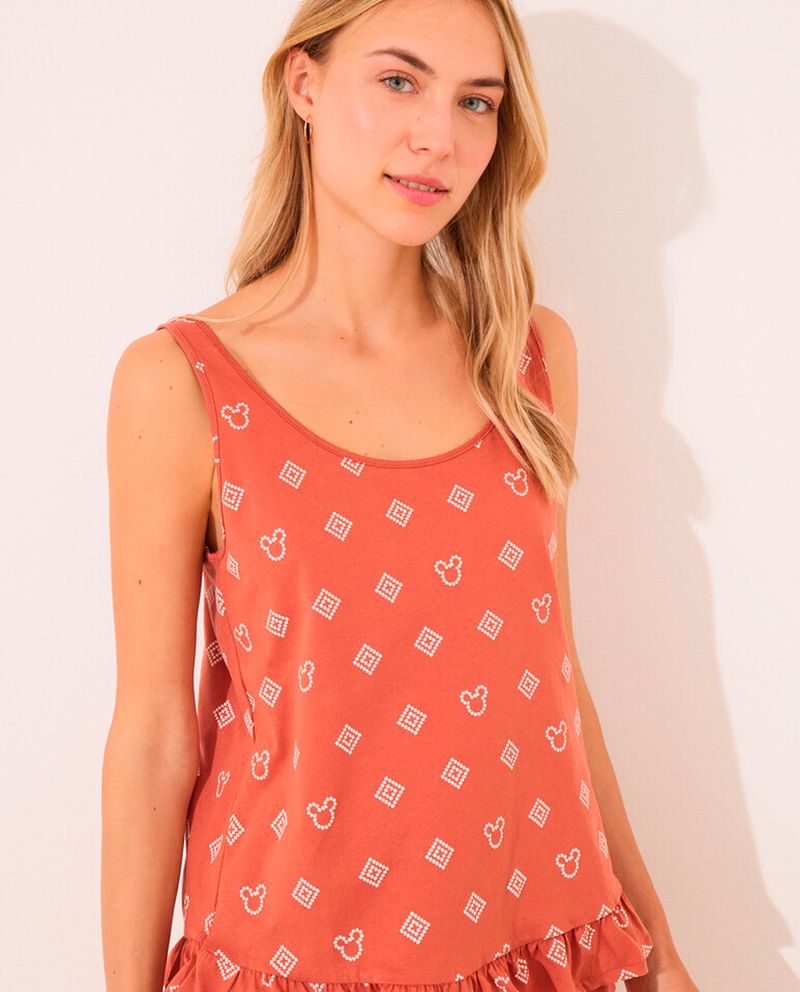 104902695-Pijama-con-short-Women-Secret-estampado-de-Mickey-Mouse-para-mujer