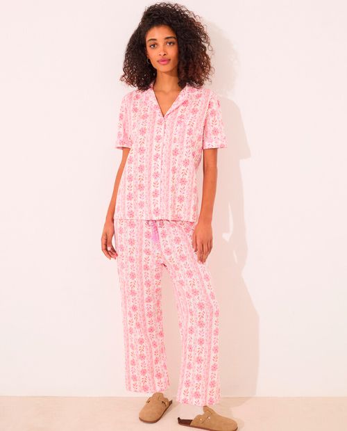 Pijama con pantalón Women Secret estampado para mujer
