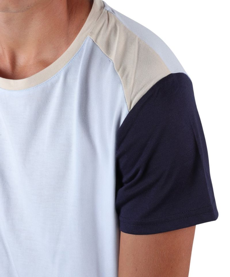 104795314-Camiseta-Orange-celeste-color-block-para-hombre