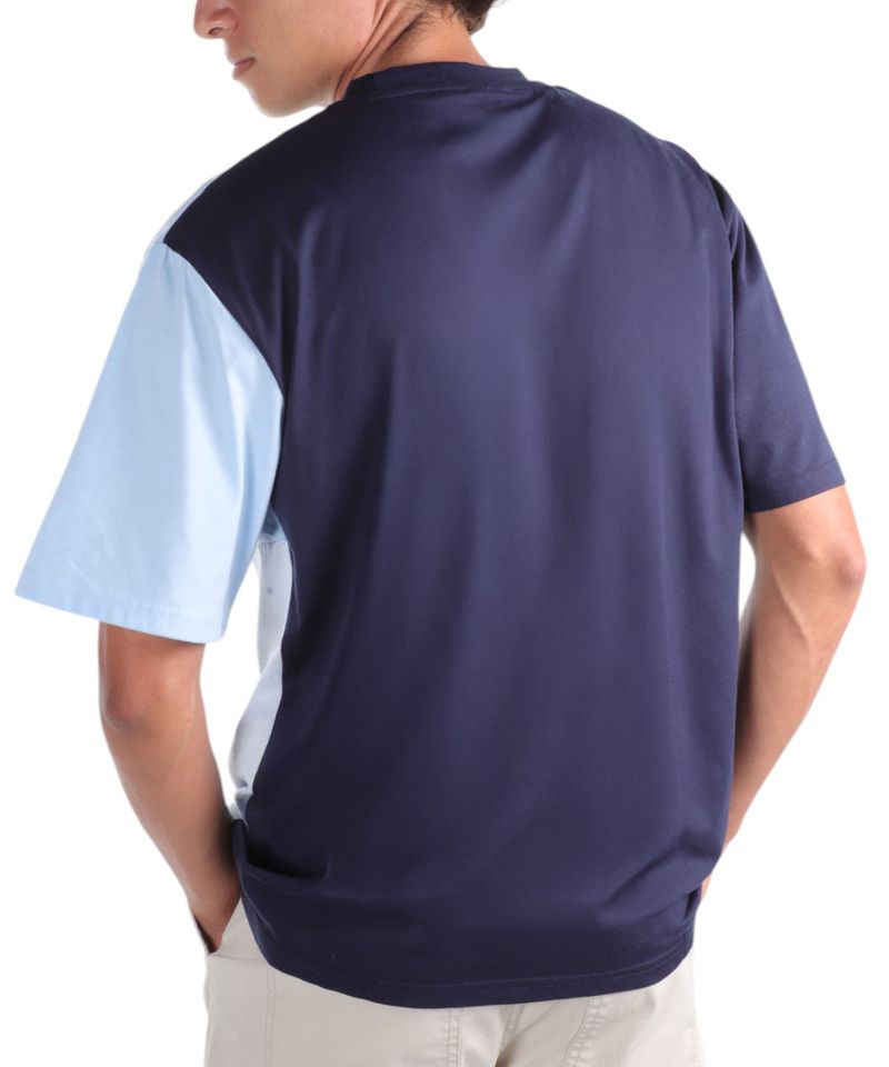 104795327-Camiseta-Orange-azul-navy-color-block-para-hombre