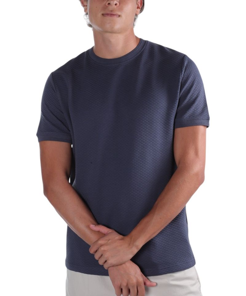 104858602-Camiseta-Denim-and-Flower-azul-navy-texturizada-para-hombre