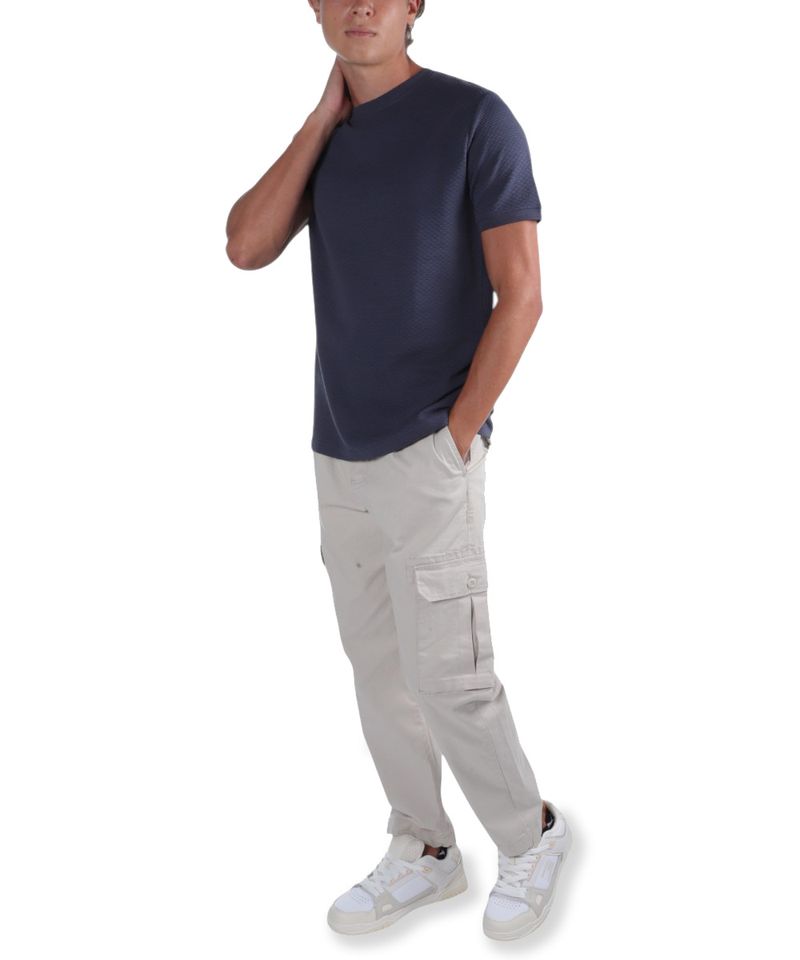 104858602-Camiseta-Denim-and-Flower-azul-navy-texturizada-para-hombre