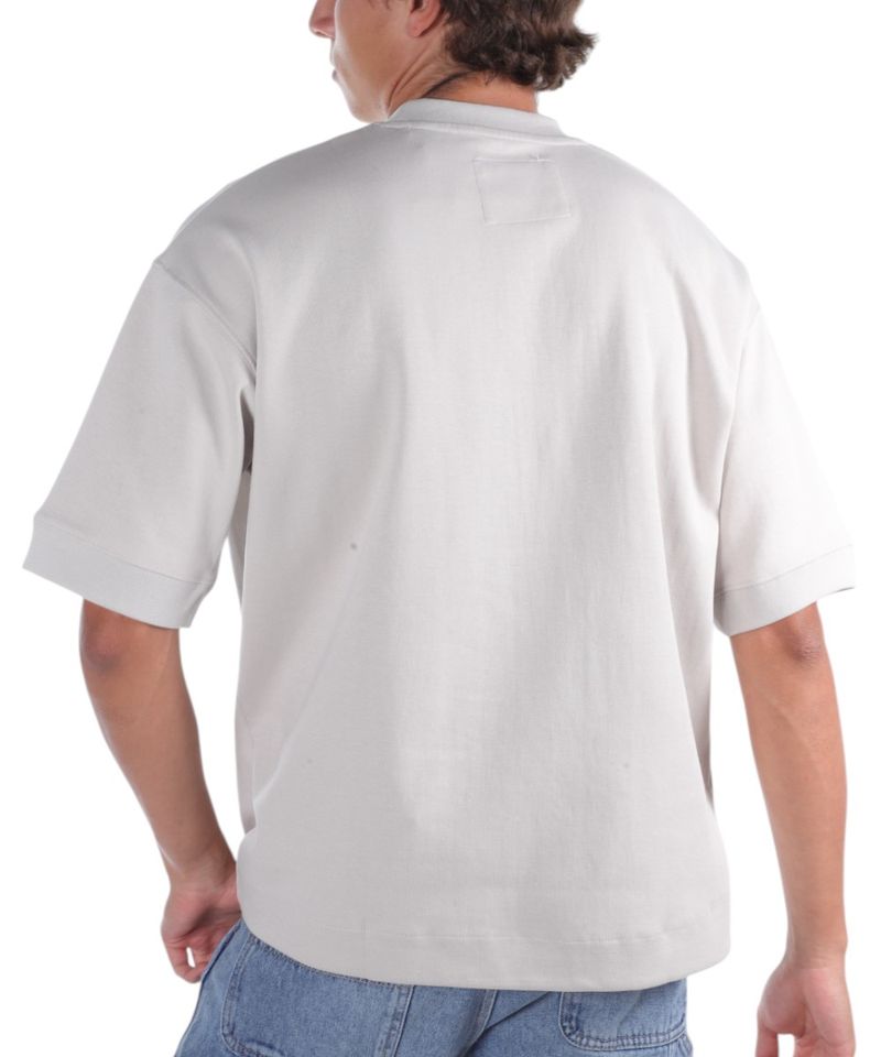 104858618-Camiseta-oversize-fit-Denim---Flower-gris-solida-para-hombre