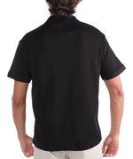 104858626-Camisa-casual-Denim---Flower-negra-con-textura-para-hombre