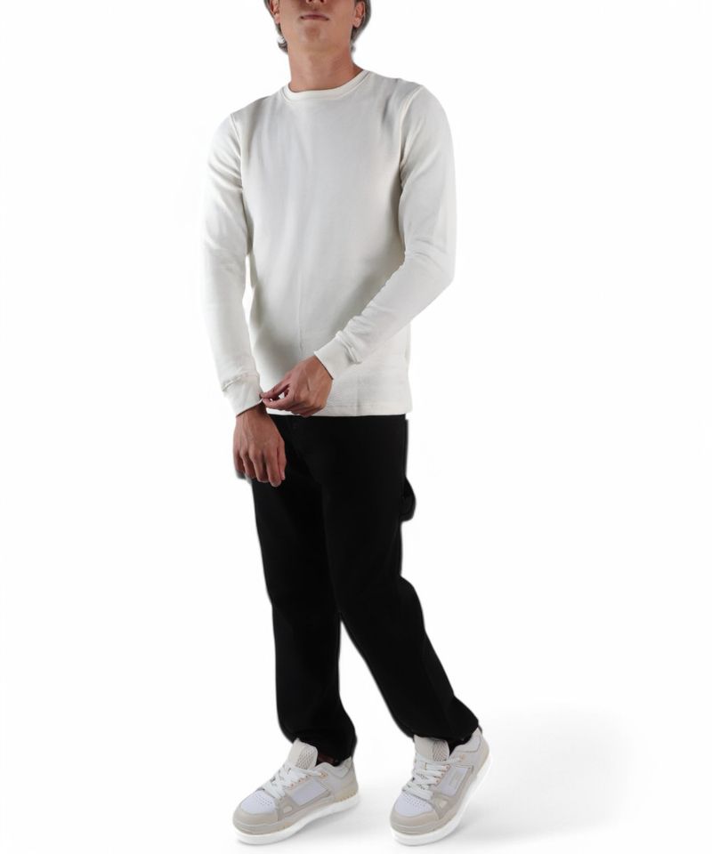 104858634-Camiseta-Denim---Flower-ivory-con-textura-para-hombre