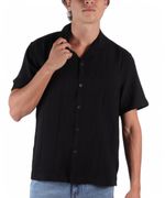104858646-Camisa-casual-Denim---Flower-negra-con-textura-para-hombre
