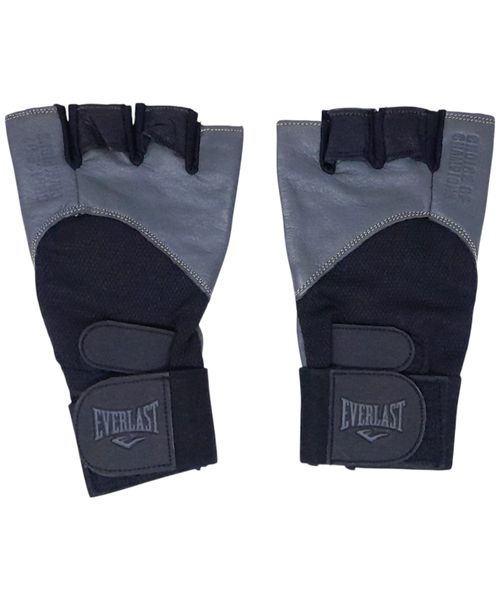 Guantes de pesas Everlast Iron First gris