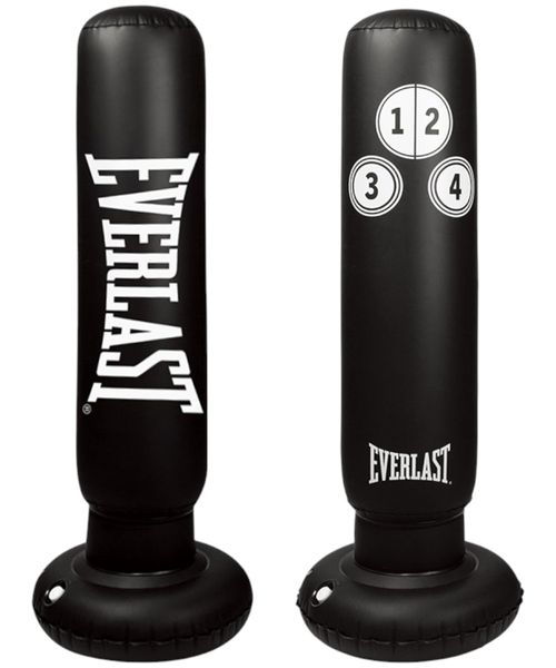 Saco inflable para boxeo Everlast negro