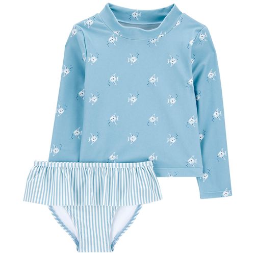 Traje de baño de 2 piezas estampado para bebé niña