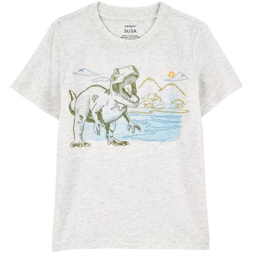 Camiseta gris estampada para niño