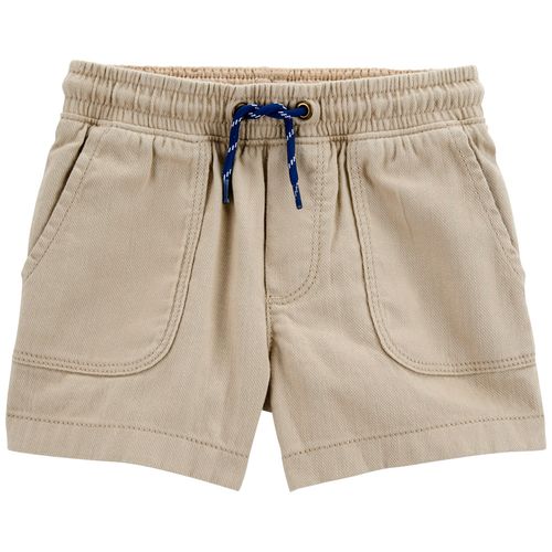 Short beige sólido para niño