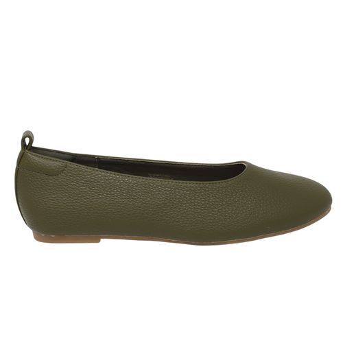 Zapato casual H&Co color verde para mujer