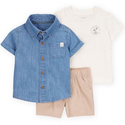 Conjunto de 3 piezas multicolor con estampado para bebé niño