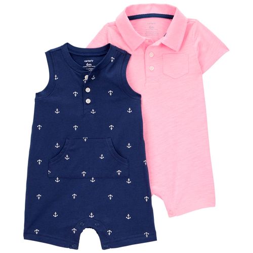 Conjunto de 2 piezas bicolor con estampado para bebé niño
