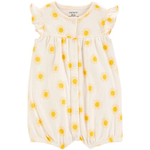 Romper blanco con estampado para bebé niña
