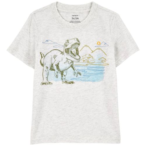 Camiseta blanca con estampado para bebé niño