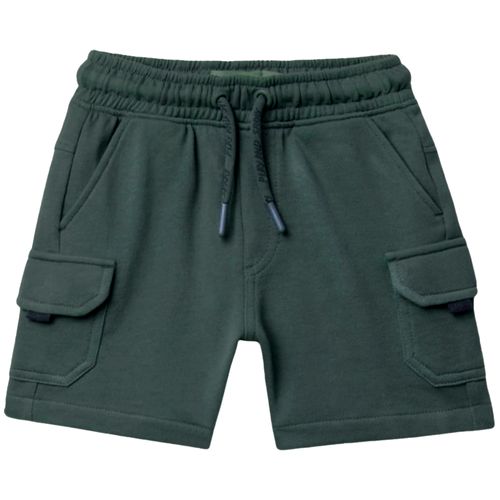 Short verde sólido para niño