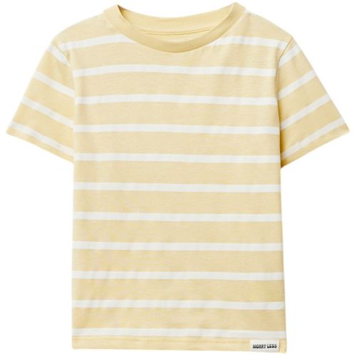 Camiseta bicolor a rayas para niño