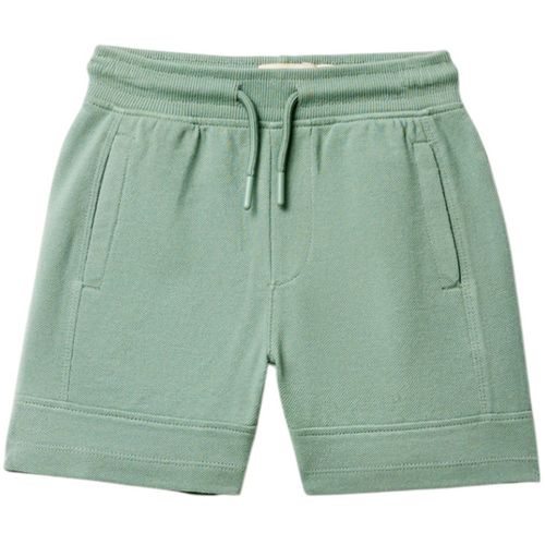 Short verde sólido para niño